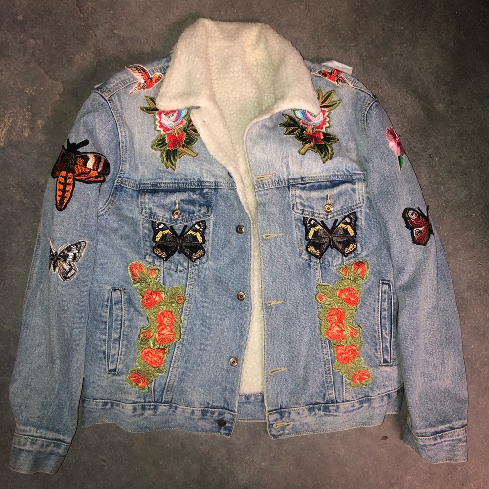 Fur Lined Jean Jacket